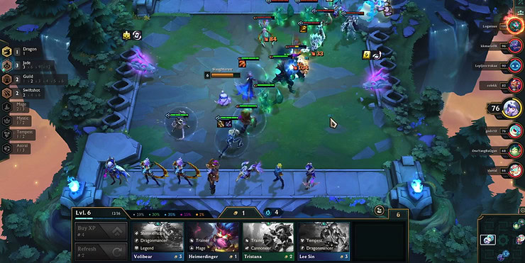 Vanguard Exiles compared to Teamfight Tactics