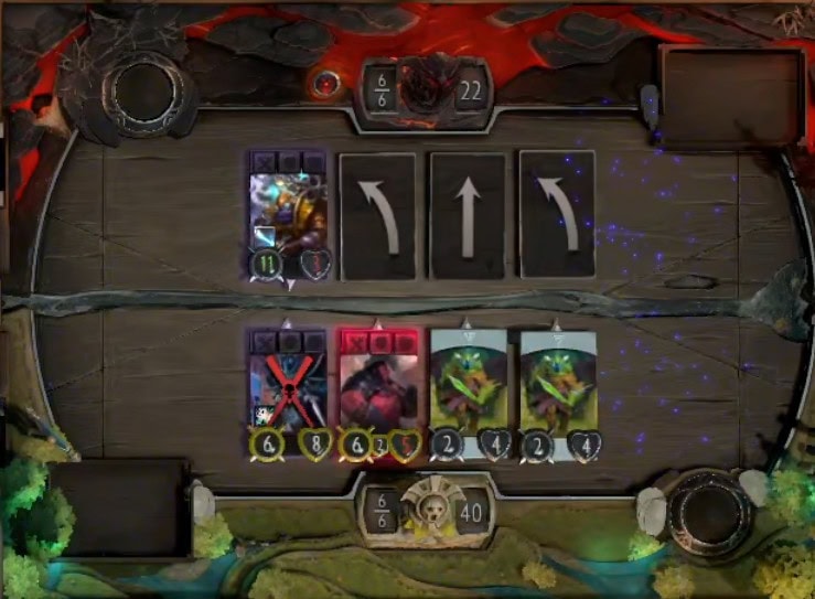 Randomness was a big problem in Artifact, I'm hoping the developers of Vanguard Exiles can fix it in their game