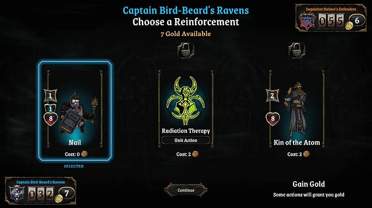 Vanguard Exiles shop is quite limiting in design